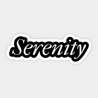 Serenity Sticker